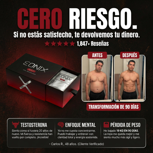 EONIX PERFORMANCE | ACTIVADOR DE TESTOSTERONA 10 EN 1